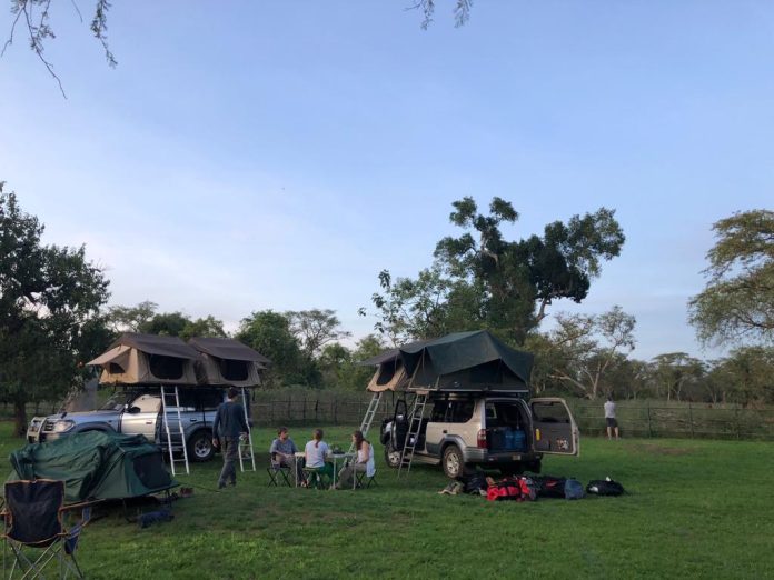 rooftop camping Uganda